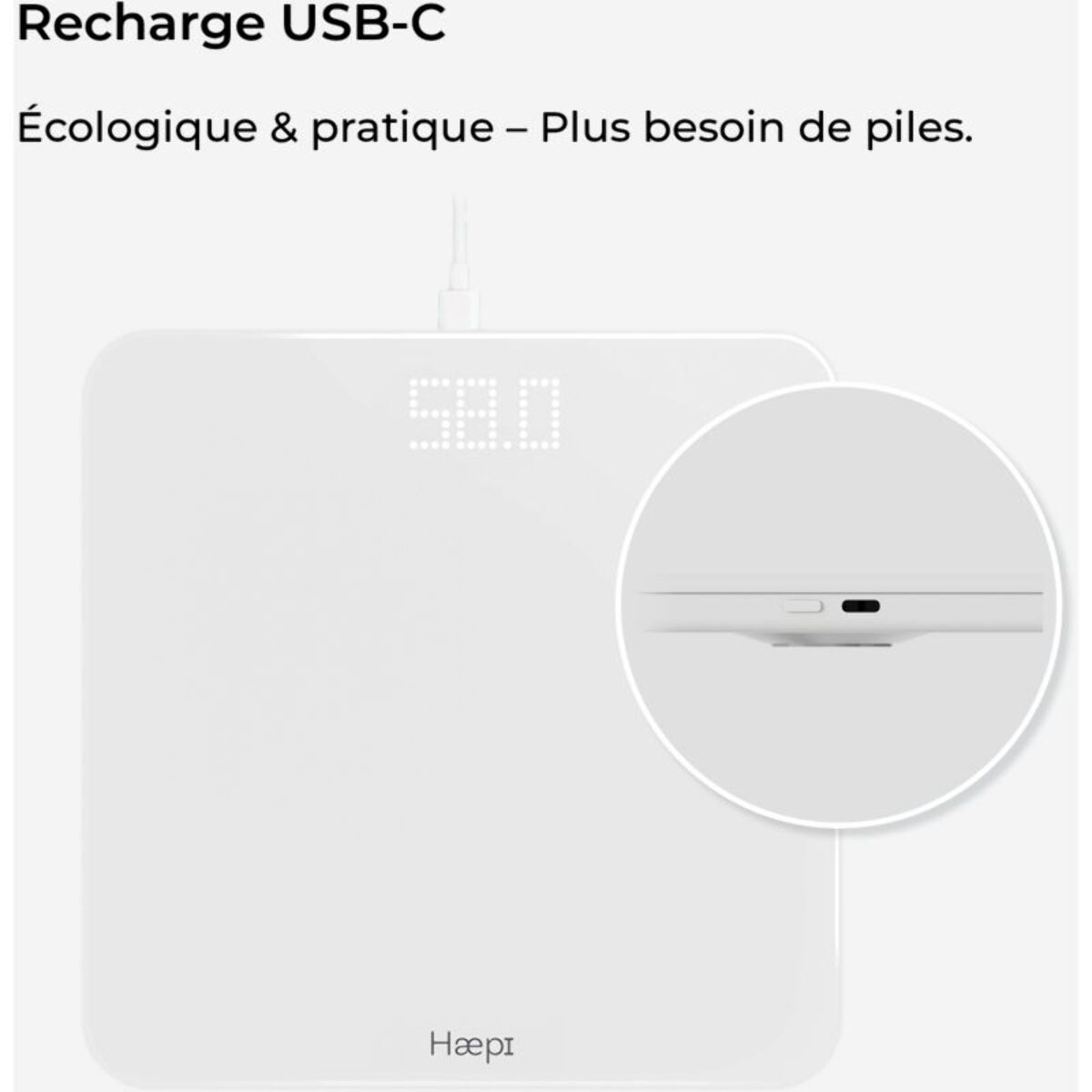 Pèse personne HAEPI Hi-Taylor-WH