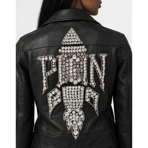 PHILIPP PLEIN Chaqueta biker oversize