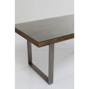 Table Conley 180x90cm pieds acier Kare Design