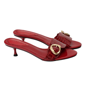 Sandali con accessorio - tacco 5,5 cm