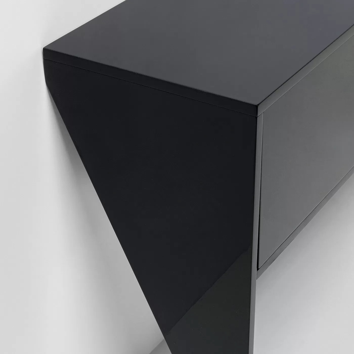 Console High Heel 200x38cm noire Kare Design