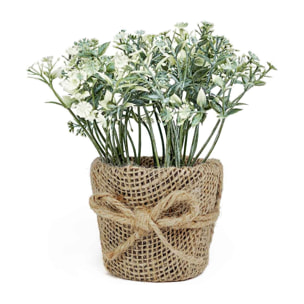 Pot de fleurs aston jute 20cm