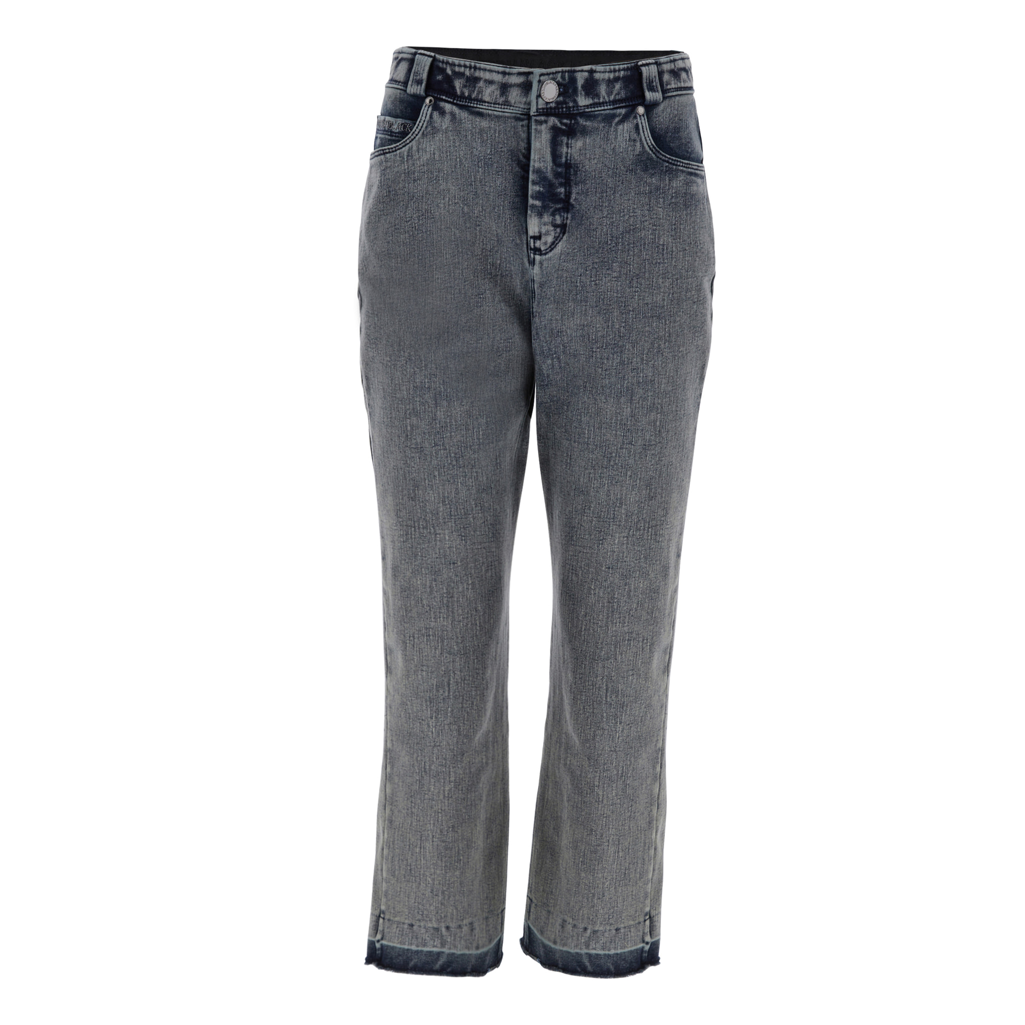 Jeans FREDDY BLACK 7/8 gamba dritta fondo taglio a vivo