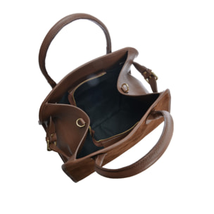 Borsa a mano Anna Luchini Marrone