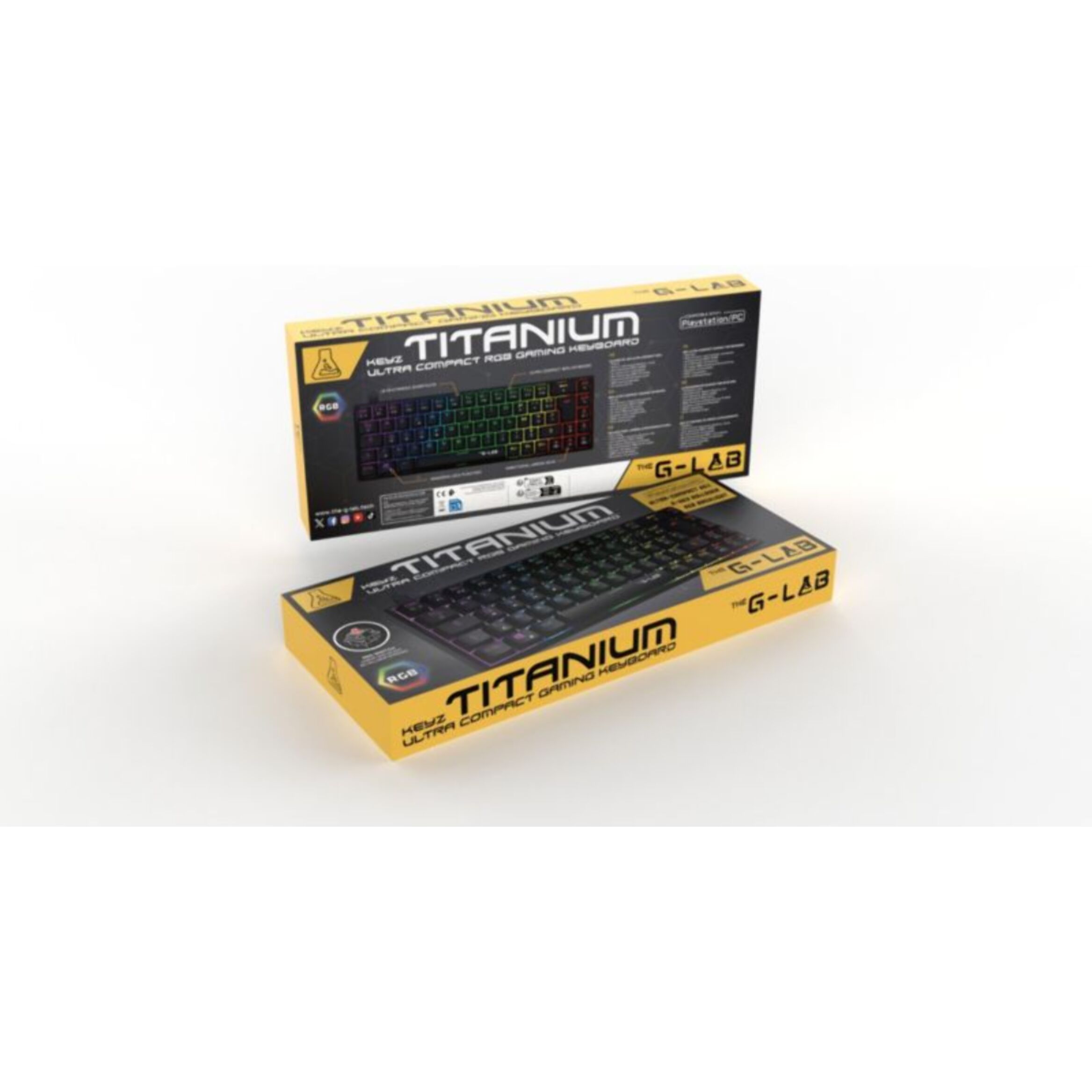 Clavier gamer THE G-LAB KEYZ titanium