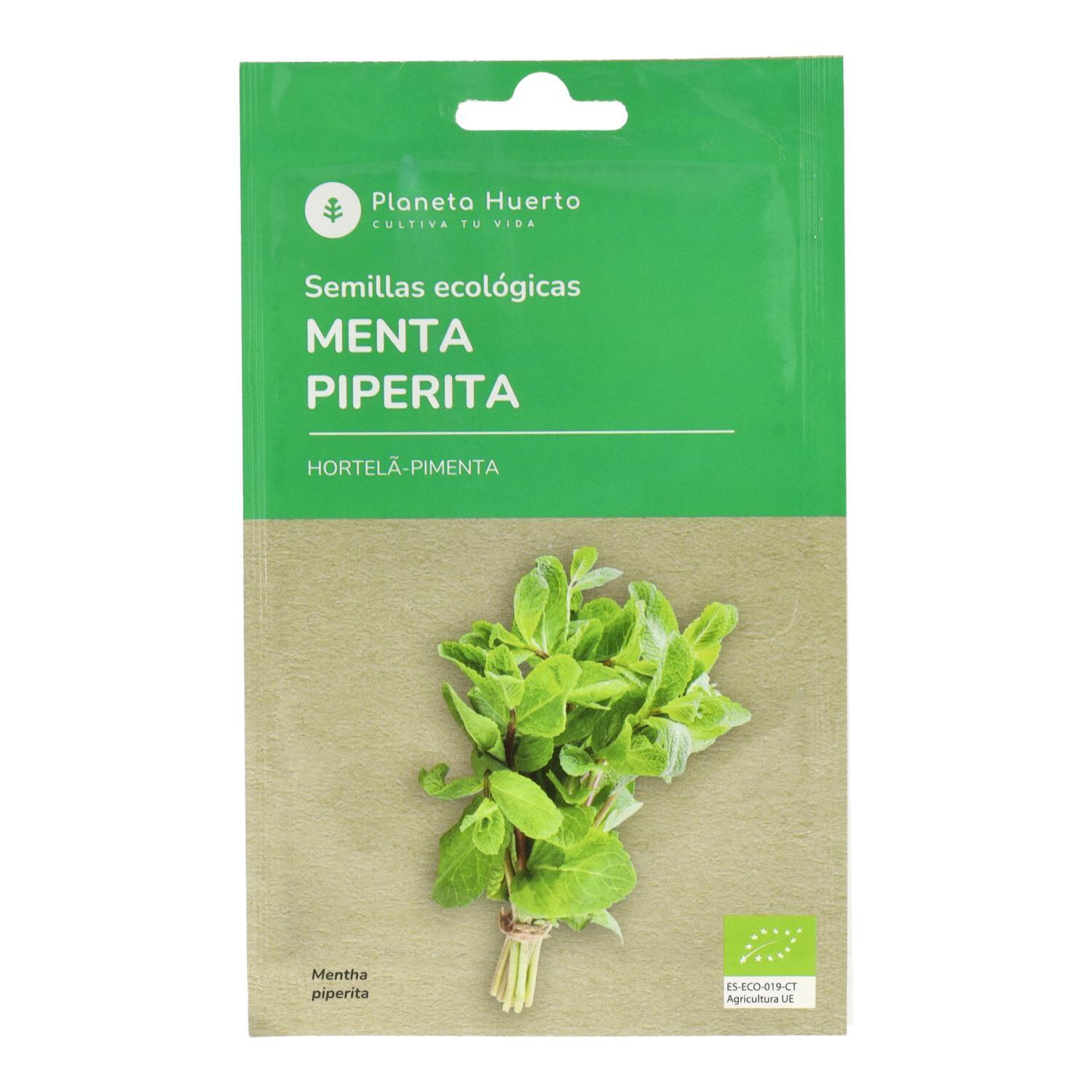 Semillas ecológicas de Menta piperita Planeta Huerto