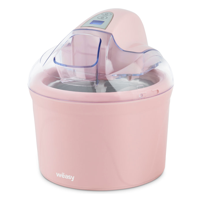 Sorbetera, Capacidad 1,5 L, Potencia 12 W, Preparación rápida