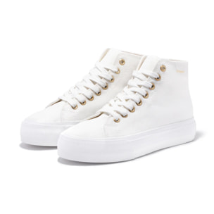 Zapatillas Altas de Mujer One Way Full en Blanco D.Franklin