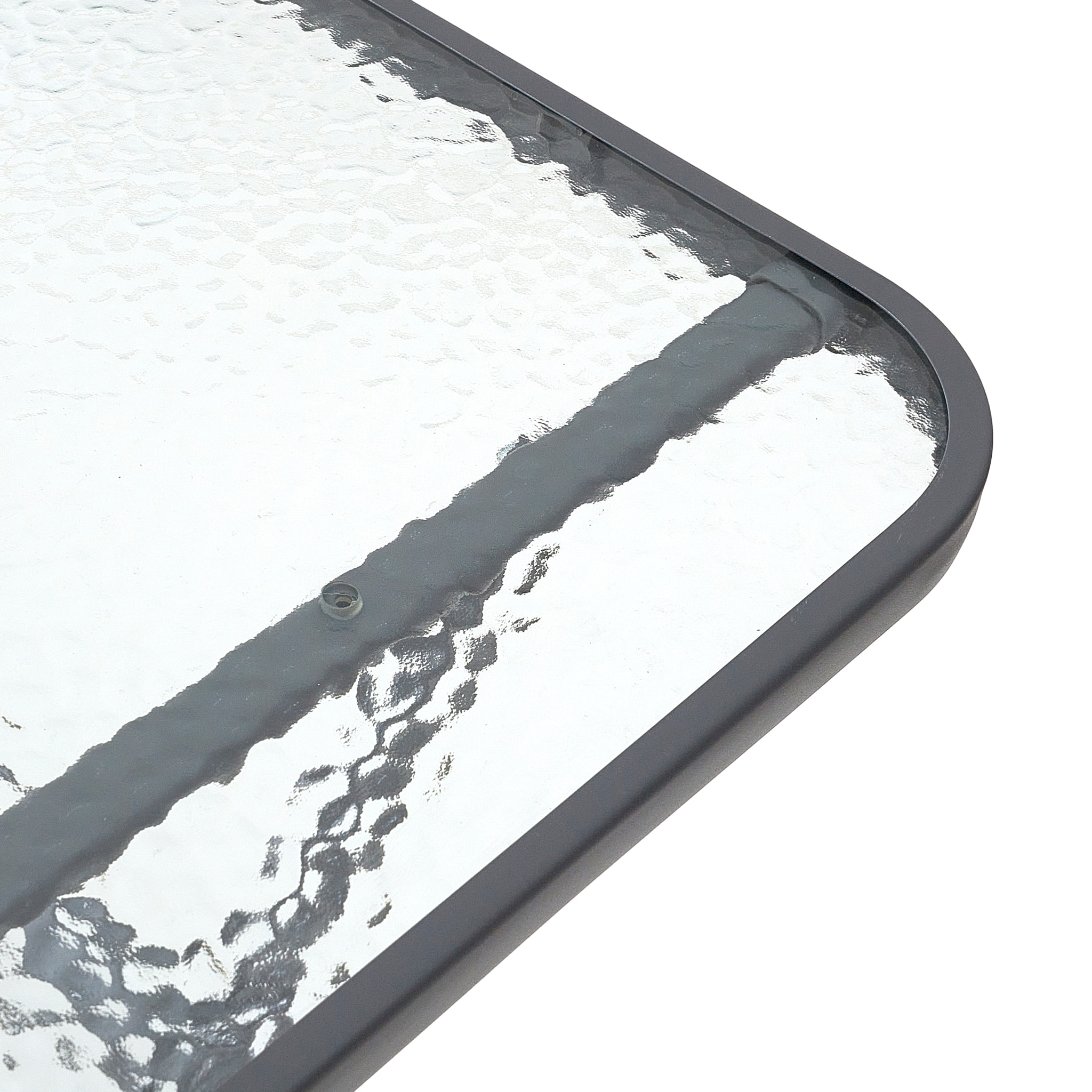 Table Verre Trempe Formentera Gris 110x70cm