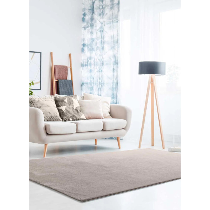 LOFT Alfombra lisa lavable en color piedra, varias medidas disponibles