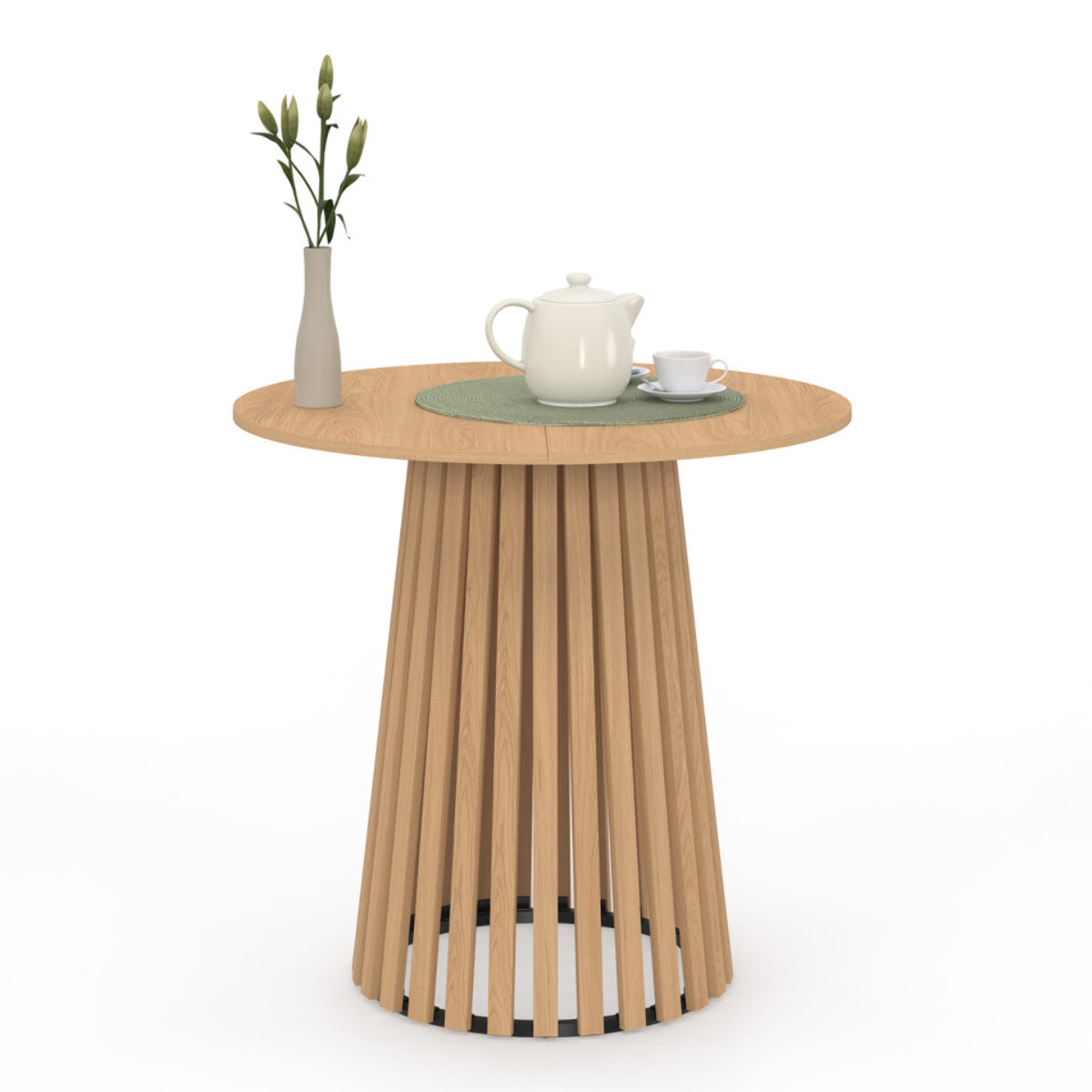 Table à manger ronde Camélia Ø80cm