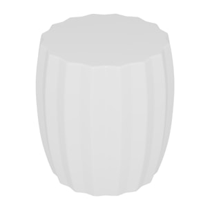 Grenade – Table d’appoint blanche minimaliste en magnésie
