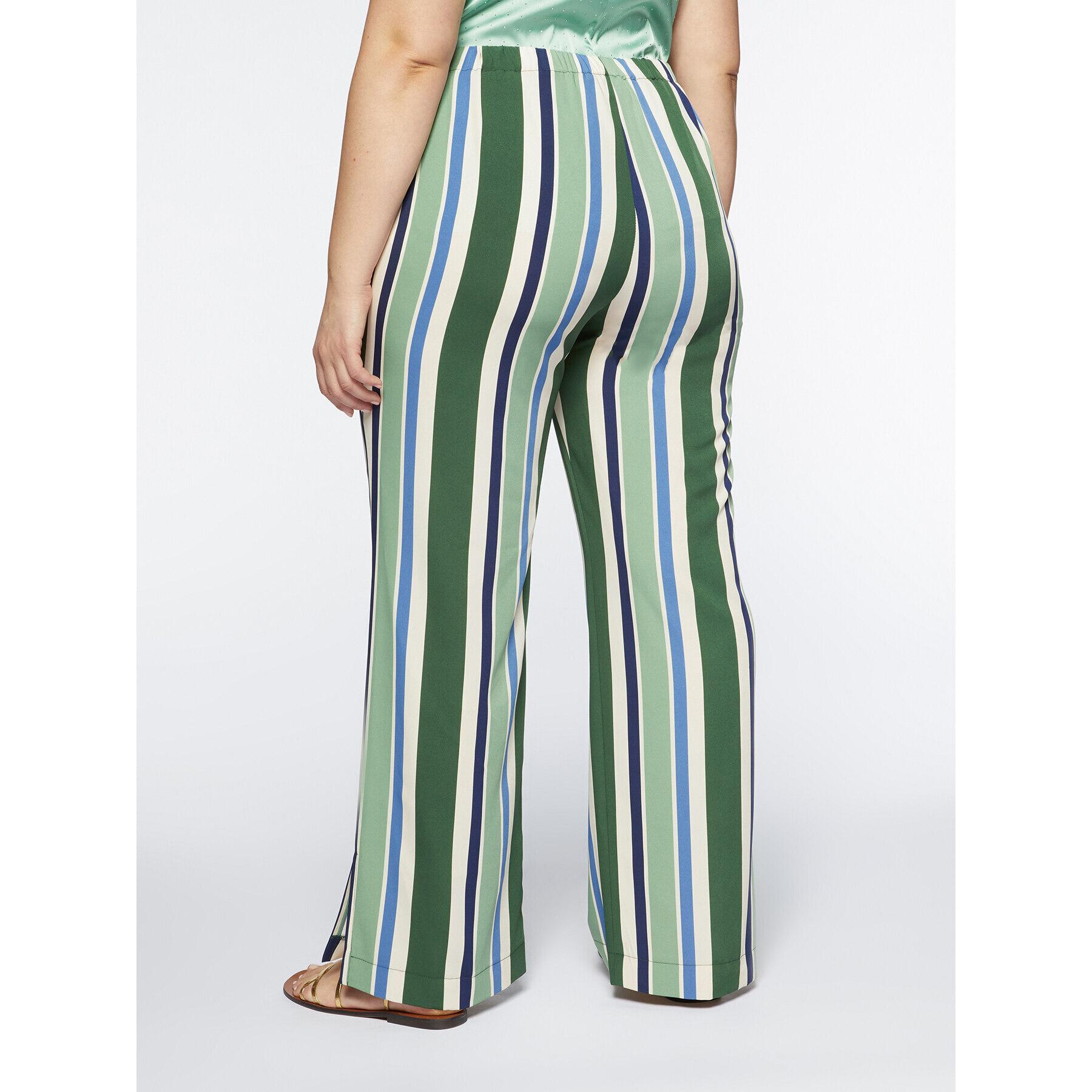 Fiorella Rubino - Pantaloni a righe - Verde