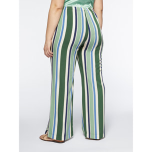 Fiorella Rubino - Pantaloni a righe - Verde