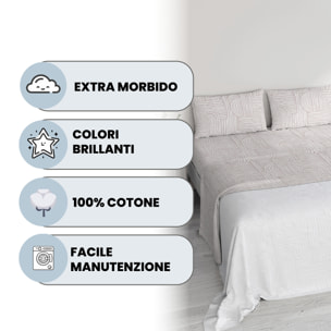 COMPLETO LETTO IDA 100% Cotone