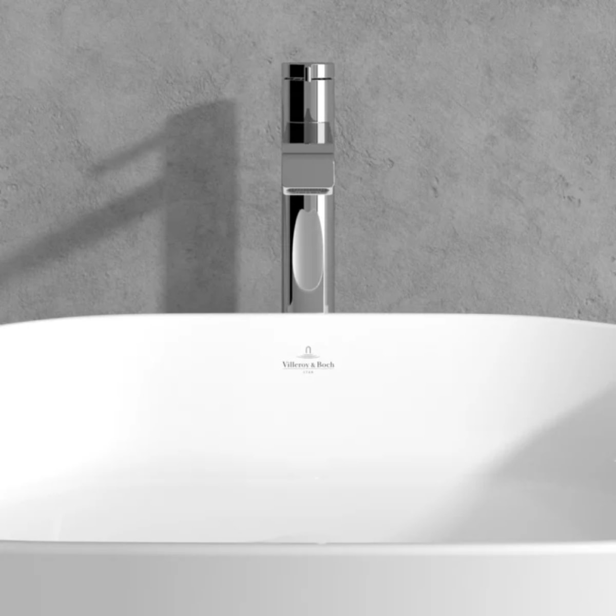 Mitigeur lavabo surélevé Dawn sans tirette Chrome