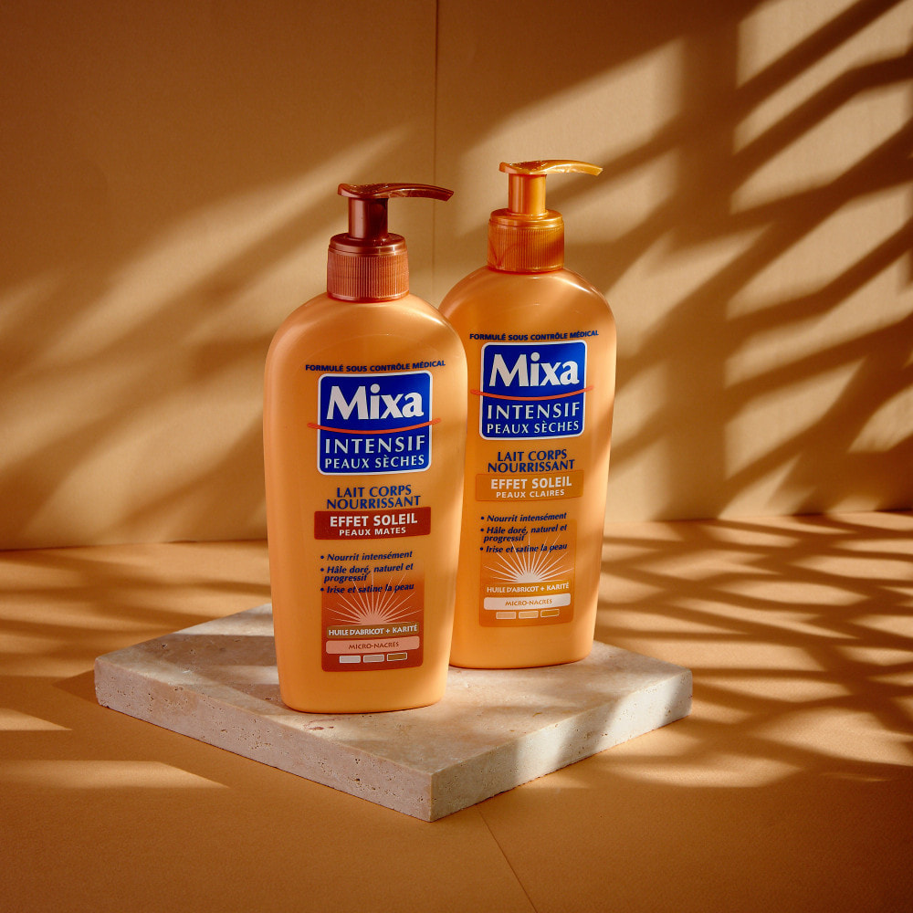 Mixa Lait Corps Effet Soleil peaux mates 250ml