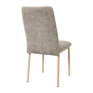 Chaise Emilia Marron - Lot De 2