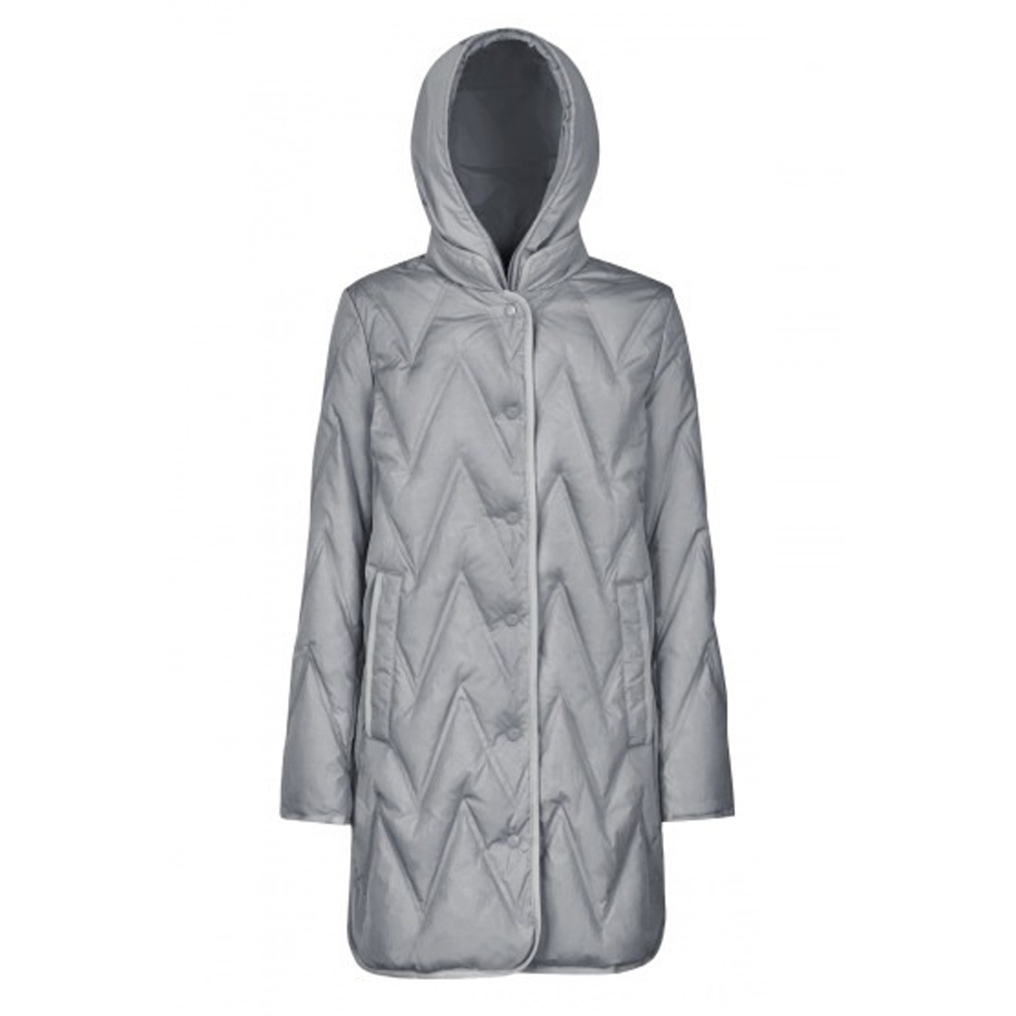 Abrigos Mujer de la marca GEOX  modelo W PLUMMERY GRIS