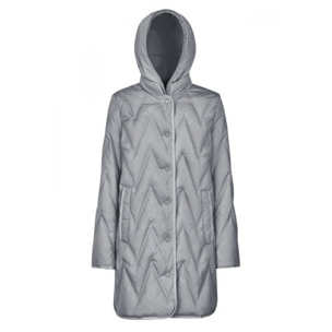 Abrigos Mujer de la marca GEOX  modelo W PLUMMERY GRIS