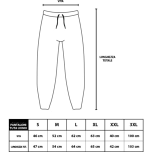 Pantalone Uomo ADMIRAL Cotone Felpato - Art.AD2790A