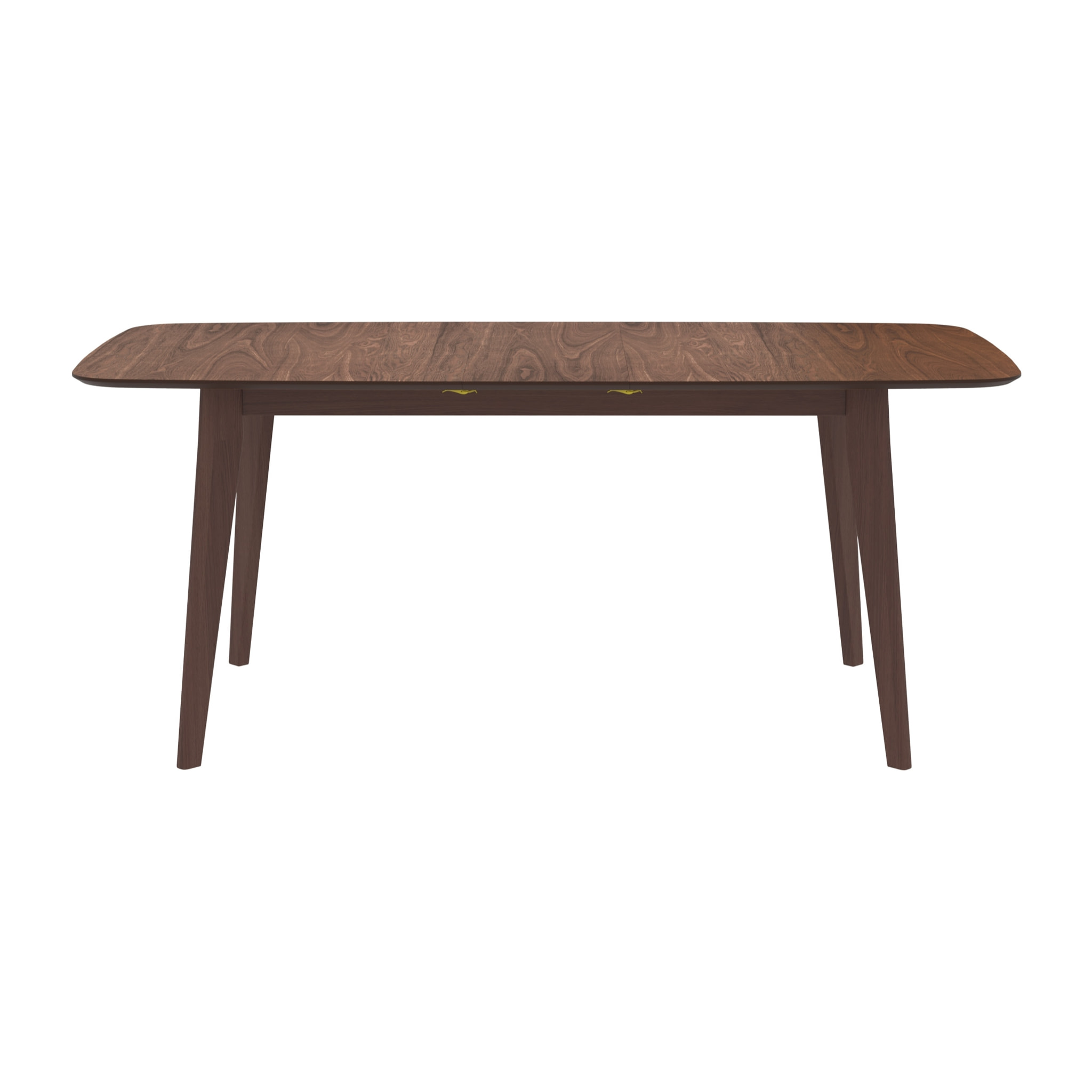 Table rectangulaire Oman 4/6 personnes extensible en bois foncé 150/180 cm