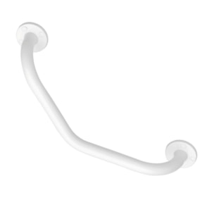 Réhausse WC PMR PELLET plastique blanc avec abattant 10 cm + Barre de maintien coudée PMR PELLET Essentiel