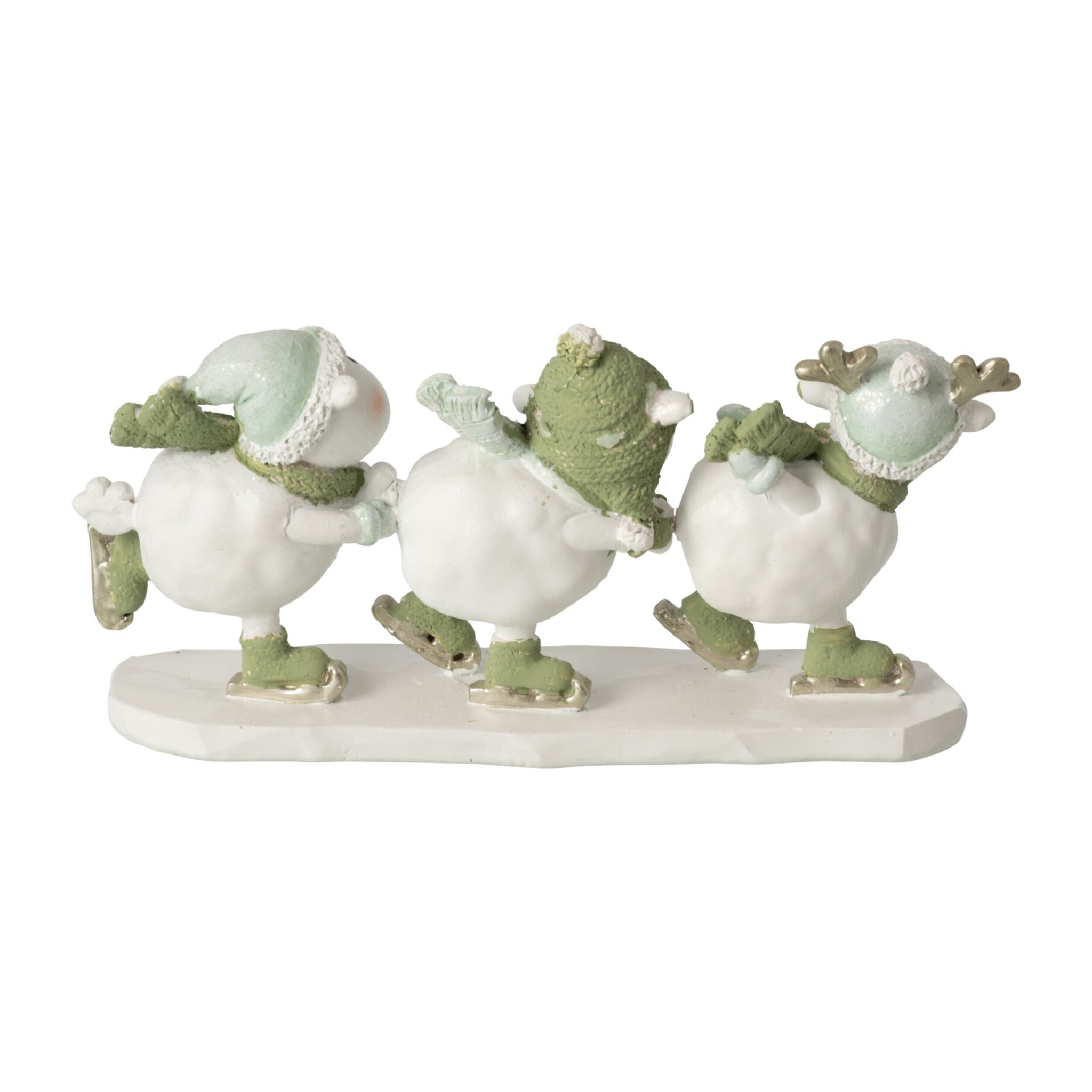 J-Line Mouton patin Pierre - blanc/vert