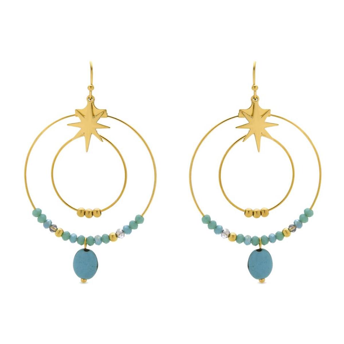 Pendientes Lux by Lux acabados oro 18k