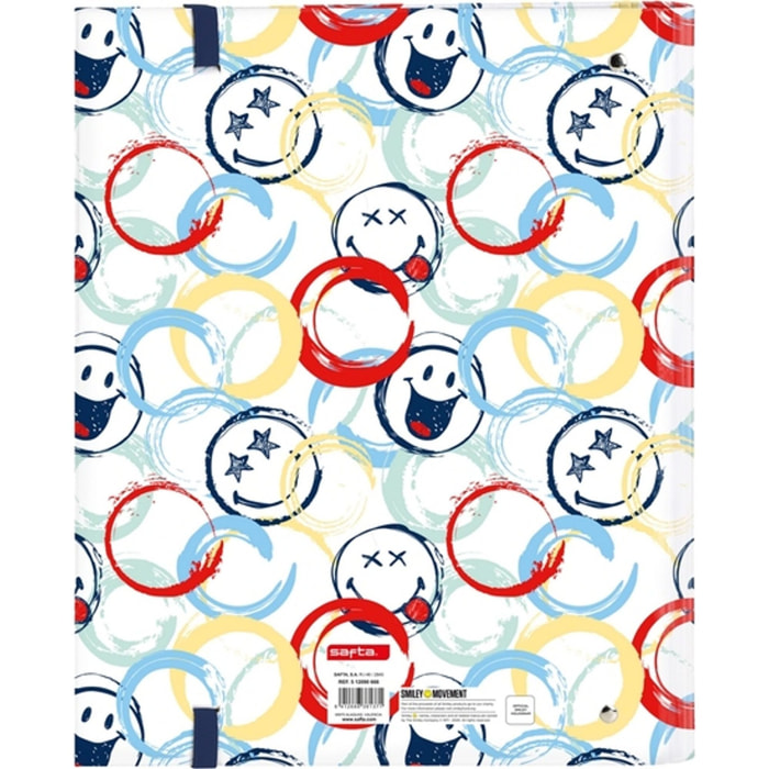 Carpeta 4 anillas 30mm c/recambio smiley world art