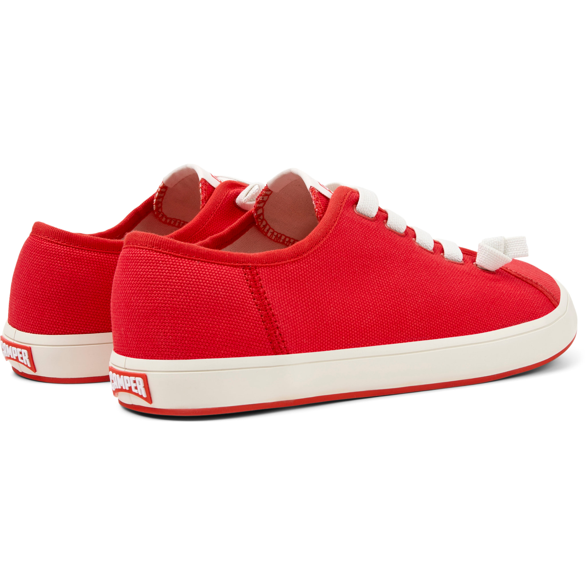Zapatillas - CAMPER Peu Rambla II - Rojo - Textil natural