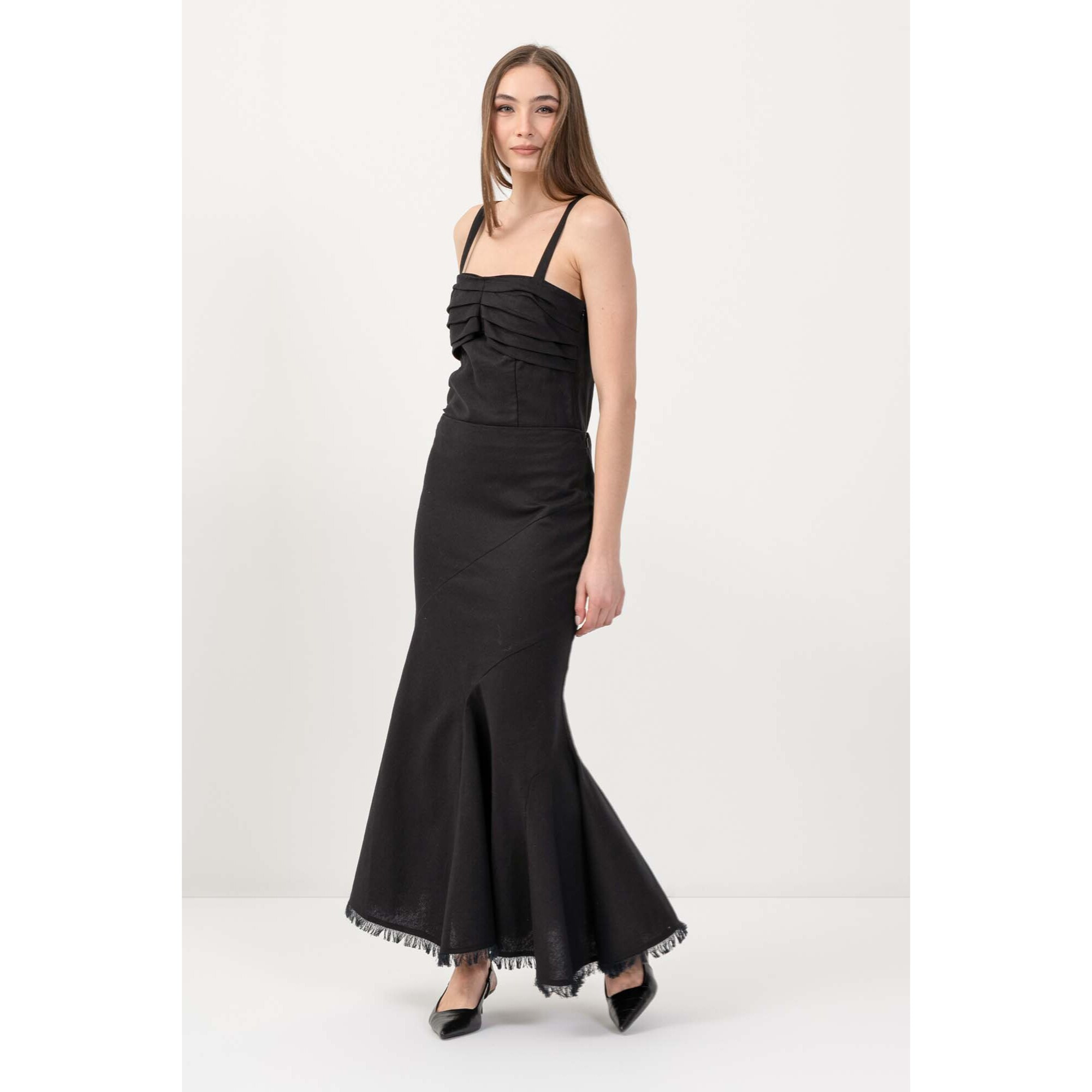 Kocca - Gonna con bordo a frangia Donna
