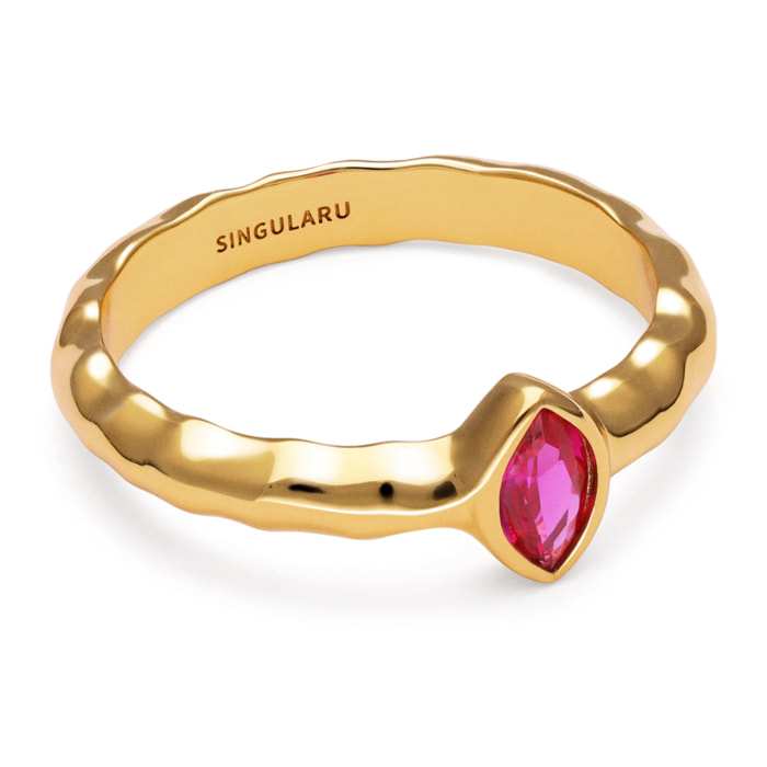 Anillo Alma Rosé Baño Oro