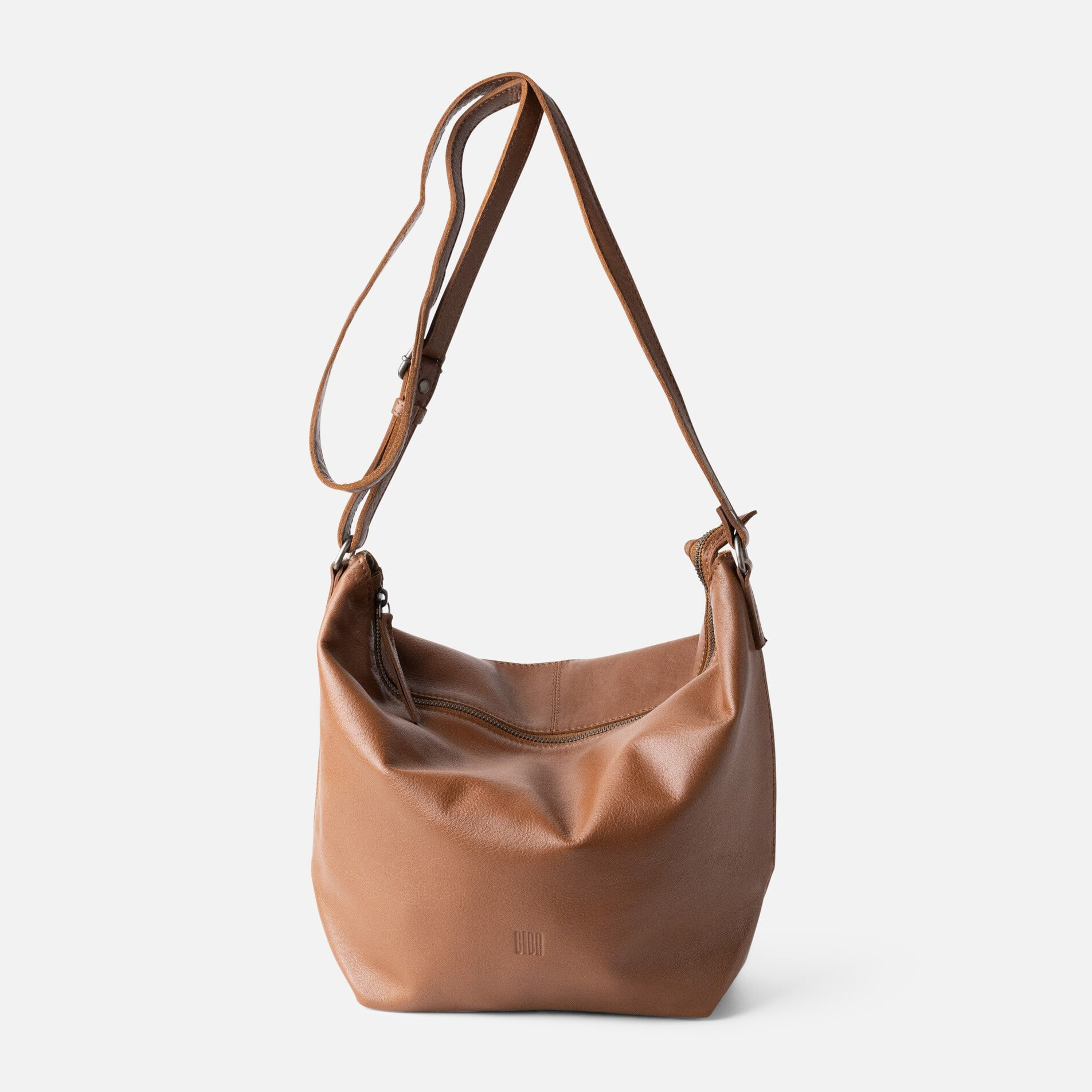 Bandolera BIBA Utah Cream Out de piel