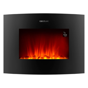 Chimenea Eléctrica Ready Warm 2250 Curved Flames Connected. 2000 W, Tamaño 22",