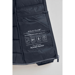 Giubbotto Salma Embroidery blu marino con logo Rigby Go