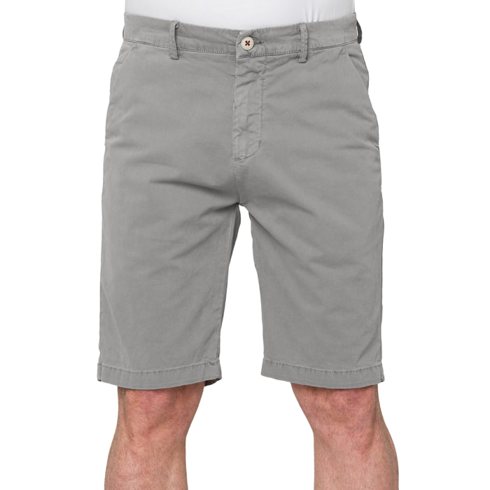 Bermuda Hot Buttered Moraiine chino Grigio Chiaro