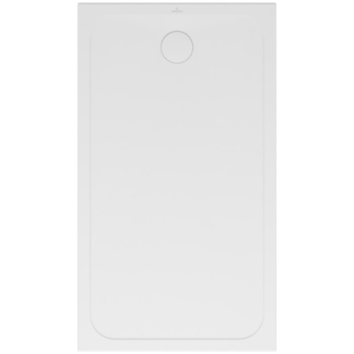 Receveur de douche antidérapant 120 x 90 Lifetime Plus céramique blanc