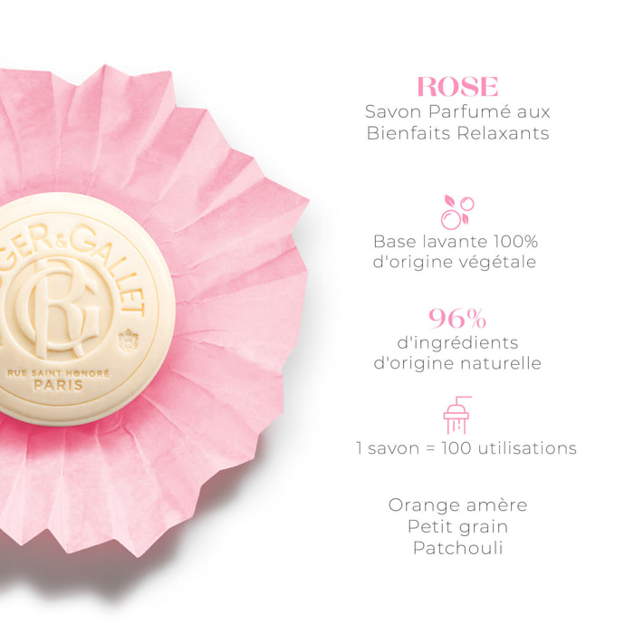 Rose - Savon Bienfaisant
