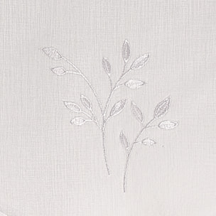 Paire de voilages brodées - Blanc