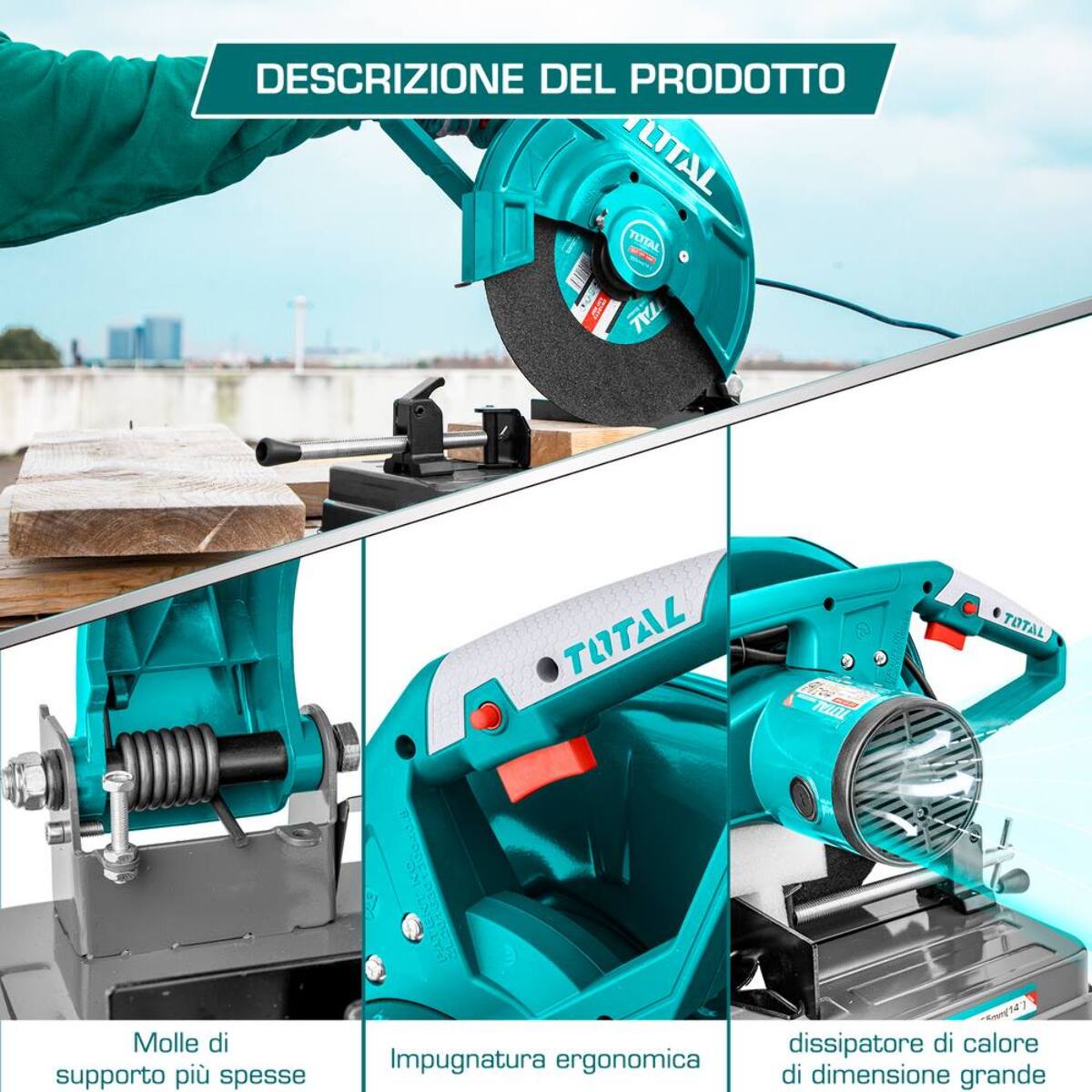 Troncatrice per Ferro da 2400W - Industrial