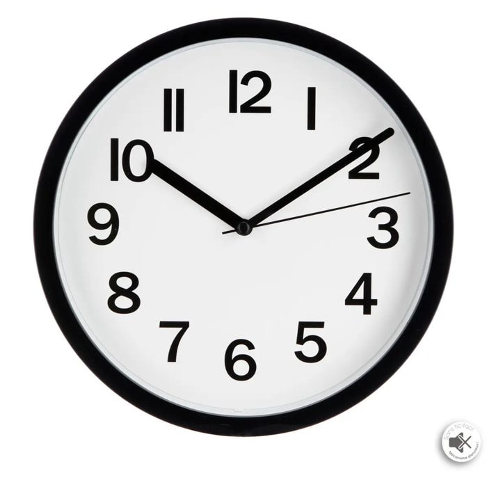 Horloge en plastique - D22 cm