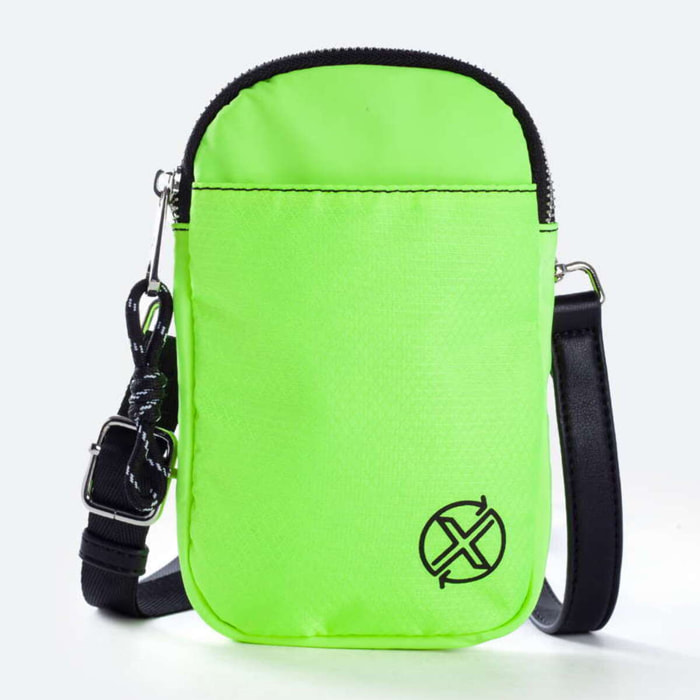 RECYCLED X CROSSBODY SMALL LIMA FLUOR