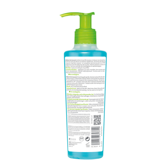 Sébium Gel Moussant - Nettoyant Purifiant Doux Quotidien - Peaux Mixtes à Grasses 2 x 200ml