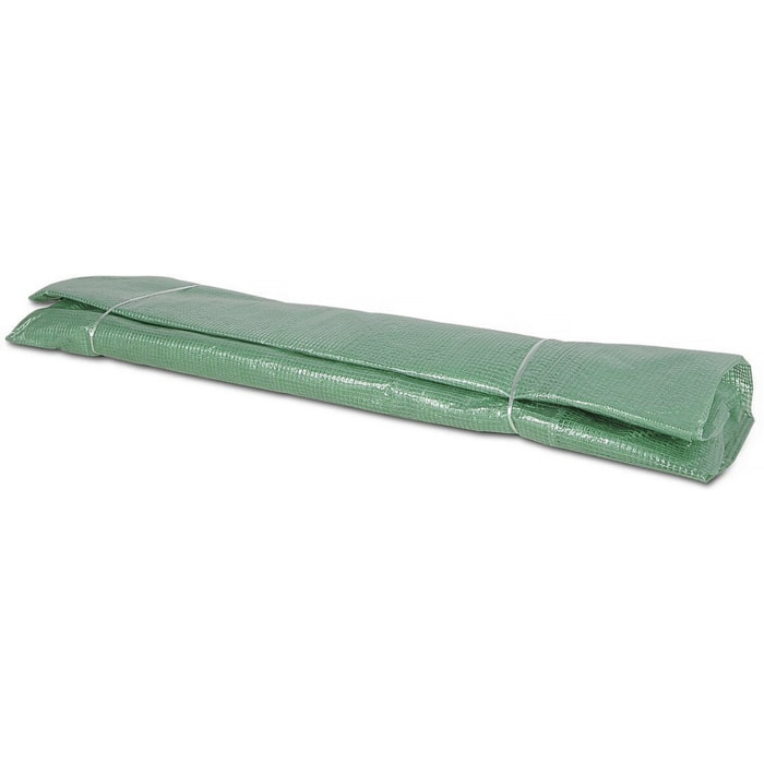 Bâche pour serre tunnel de jardin "Lys" - 12 m² - 130g - Vert