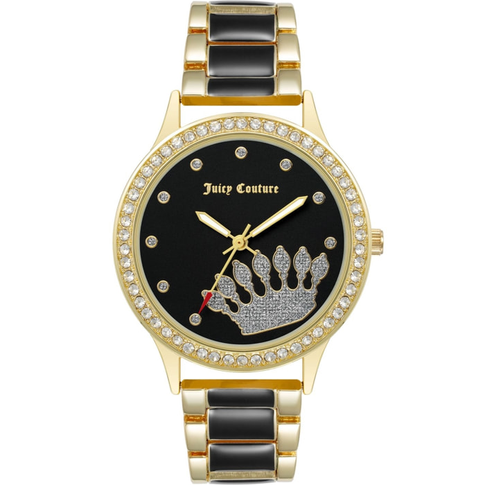 Reloj Juicy Couture JC1334BKGP Mujer Analogico Cuarzo con Correa de Metal