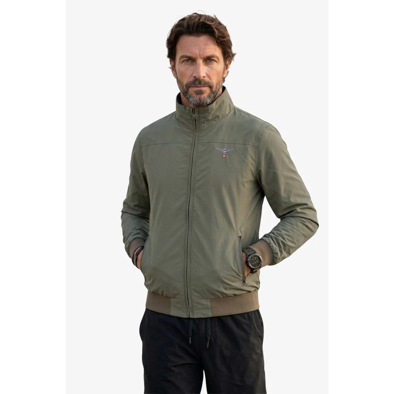 Giacca Esercito con zip militare uomo