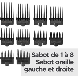 Tondeuse cheveux BABYLISS E812E Lithium Power, précision 0,8 mm, autonomie 180 mn
