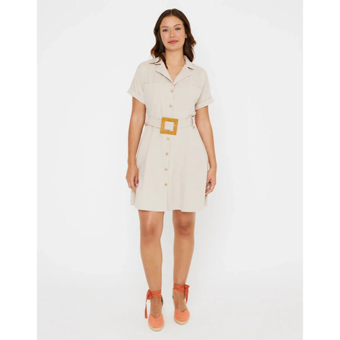 Vestido Corto Crema - Ilice