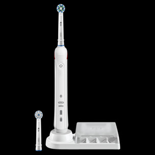 Oral-B - Smart 4000N - Blanche - Brosse à dents électrique